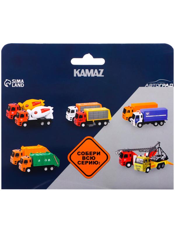Грузовик металлический «КАМАЗ. Пожарная Служба», 1:54, инерция