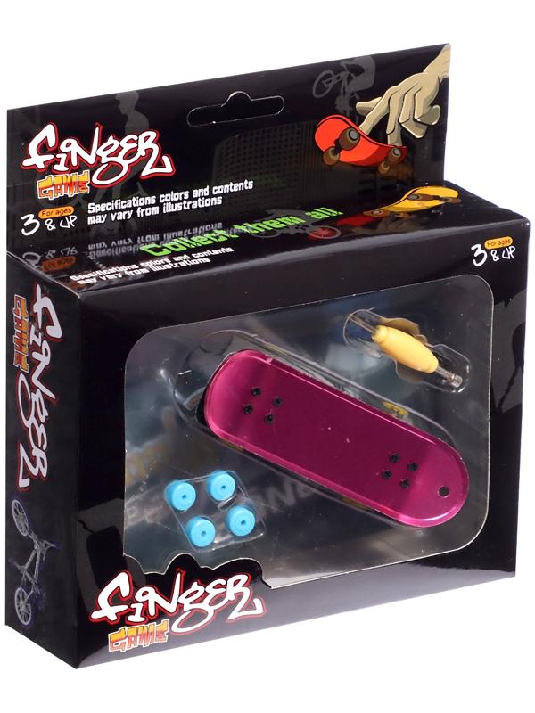 Фингерборд металлический «Золотой трюк», 2 комплекта колёс, ключ, цвет МИКС