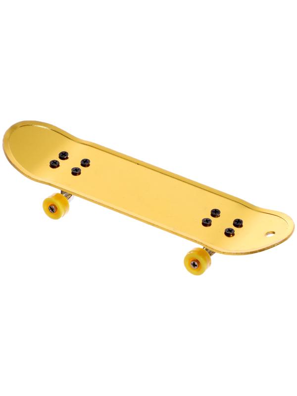 Фингерборд металлический «Золотой трюк», 2 комплекта колёс, ключ, цвет МИКС