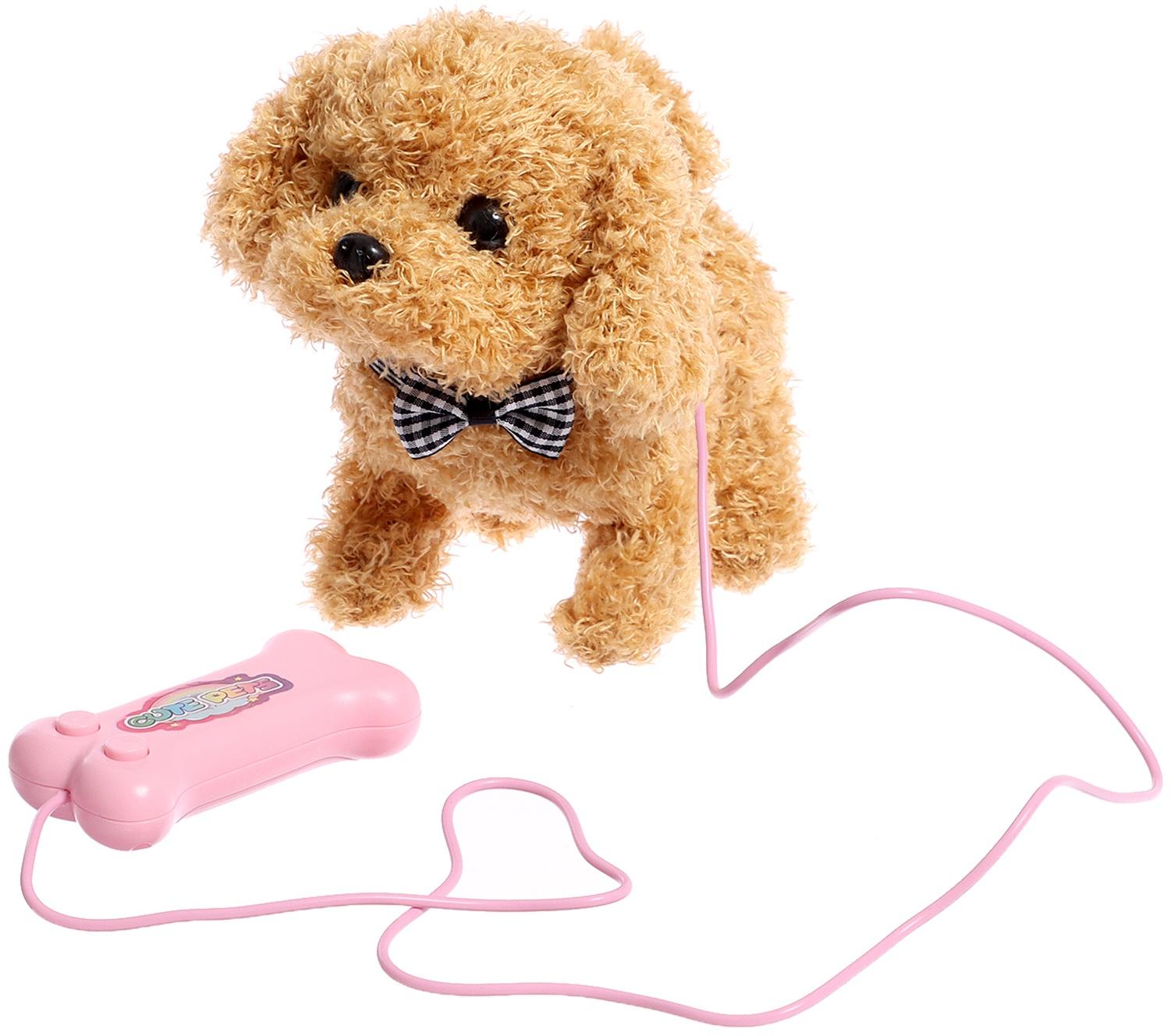 Интерактивная игрушка «Мой дружок», звук, ходит, управление с пульта, МИКС