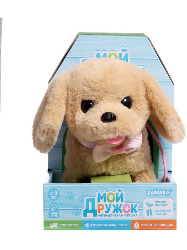 Интерактивная игрушка «Мой дружок», звук, ходит, управление с пульта, МИКС