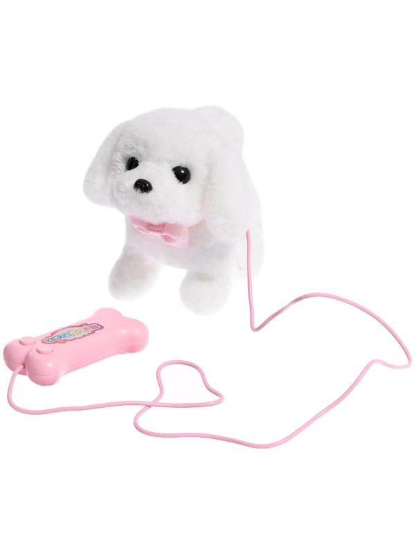 Интерактивная игрушка «Мой дружок», звук, ходит, управление с пульта, МИКС