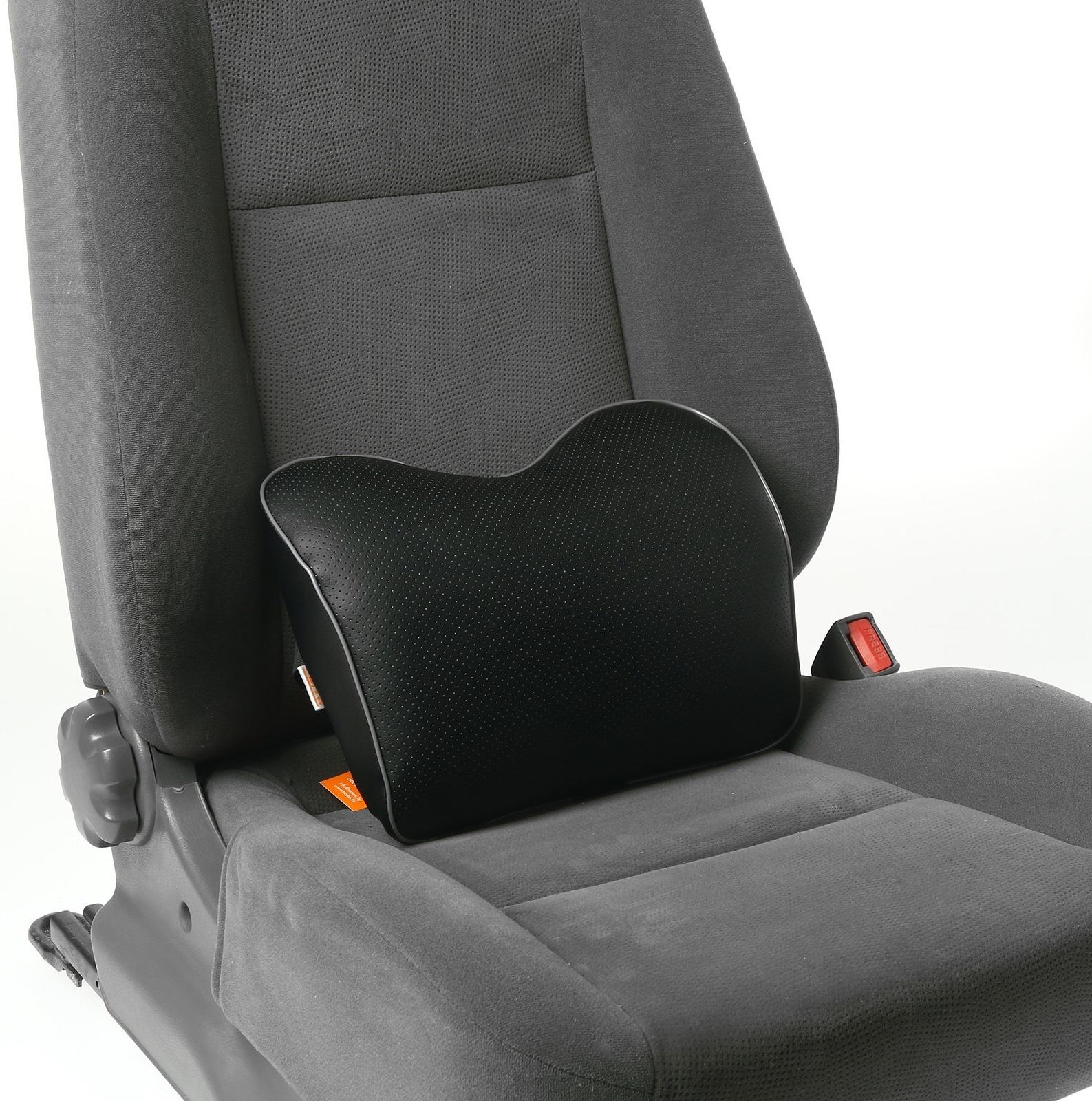 Подушка автомобильная под поясницу МАТЕХ ORTO LINE, 32 х 35 х 13 см, черная