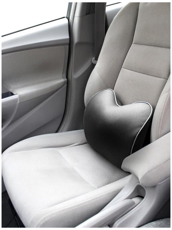 Подушка автомобильная под поясницу МАТЕХ ORTO LINE, 32 х 35 х 13 см, черная