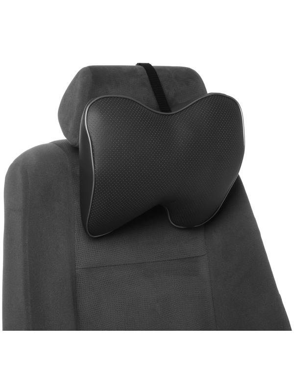 Подушка на подголовник МАТЕХ PROPER LINE, 30 х 28 х 11 см, серый