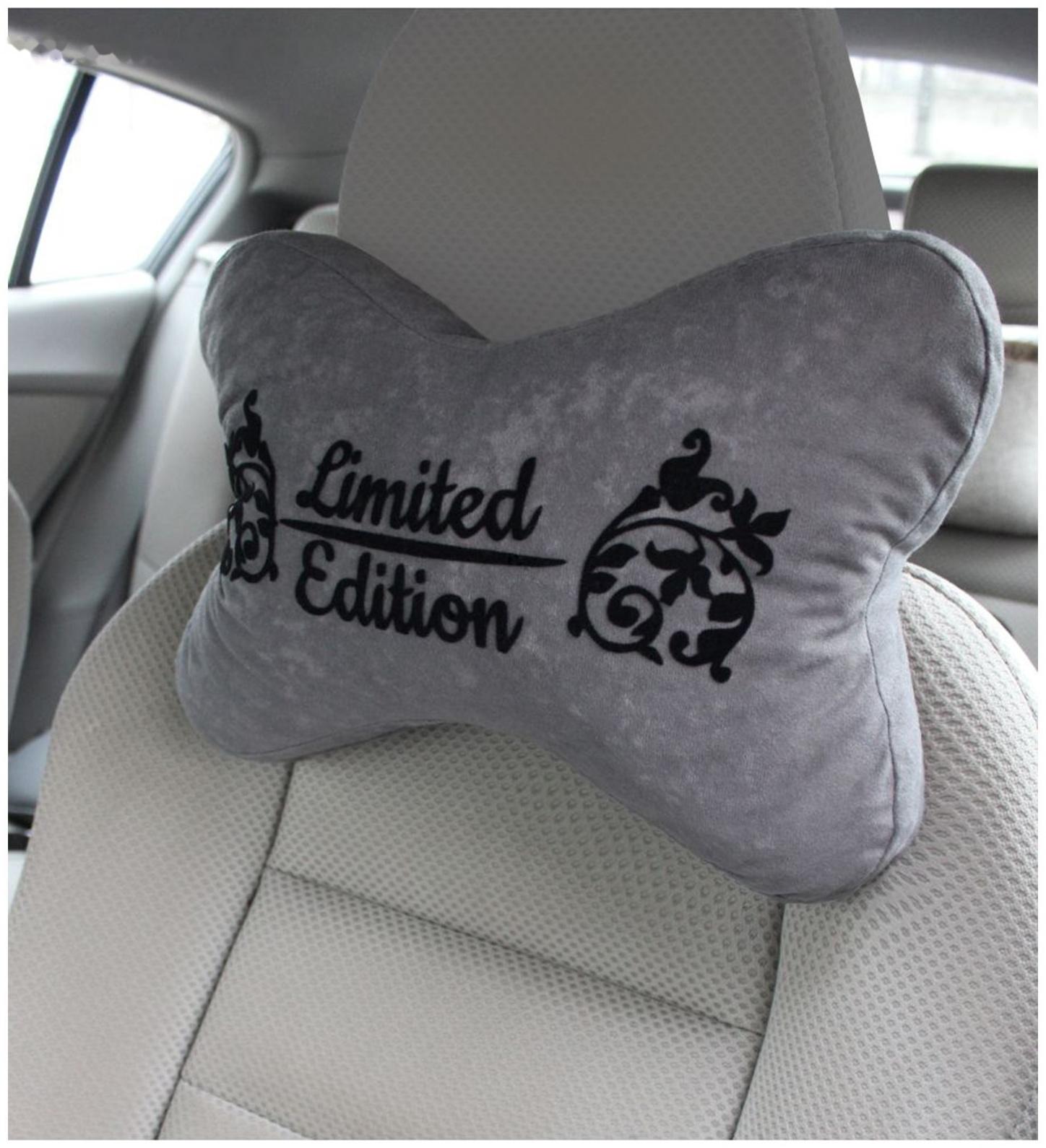 Подушка на подголовник МАТЕХ КОСТОЧКА COMFORT LINE, 38 х 25 х 10 см, серый