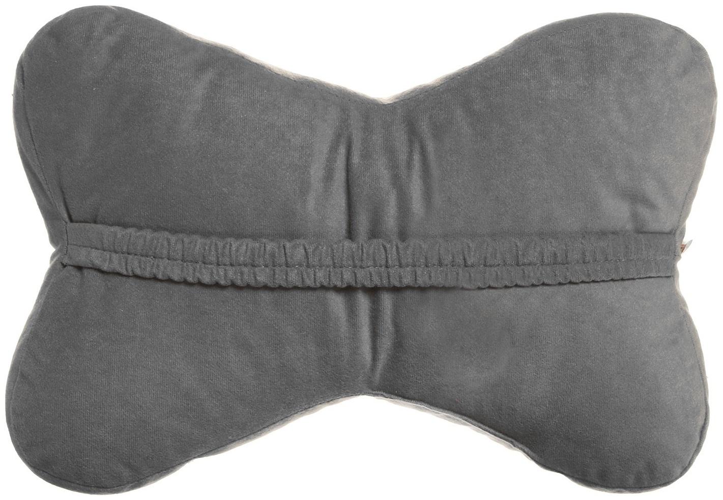 Подушка на подголовник МАТЕХ КОСТОЧКА COMFORT LINE, 38 х 25 х 10 см, серый
