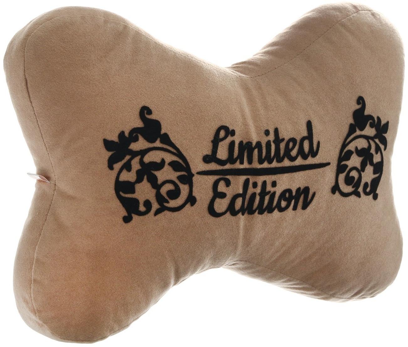 Подушка на подголовник МАТЕХ КОСТОЧКА COMFORT LINE, 38 х 25 х 10 см, бежевый