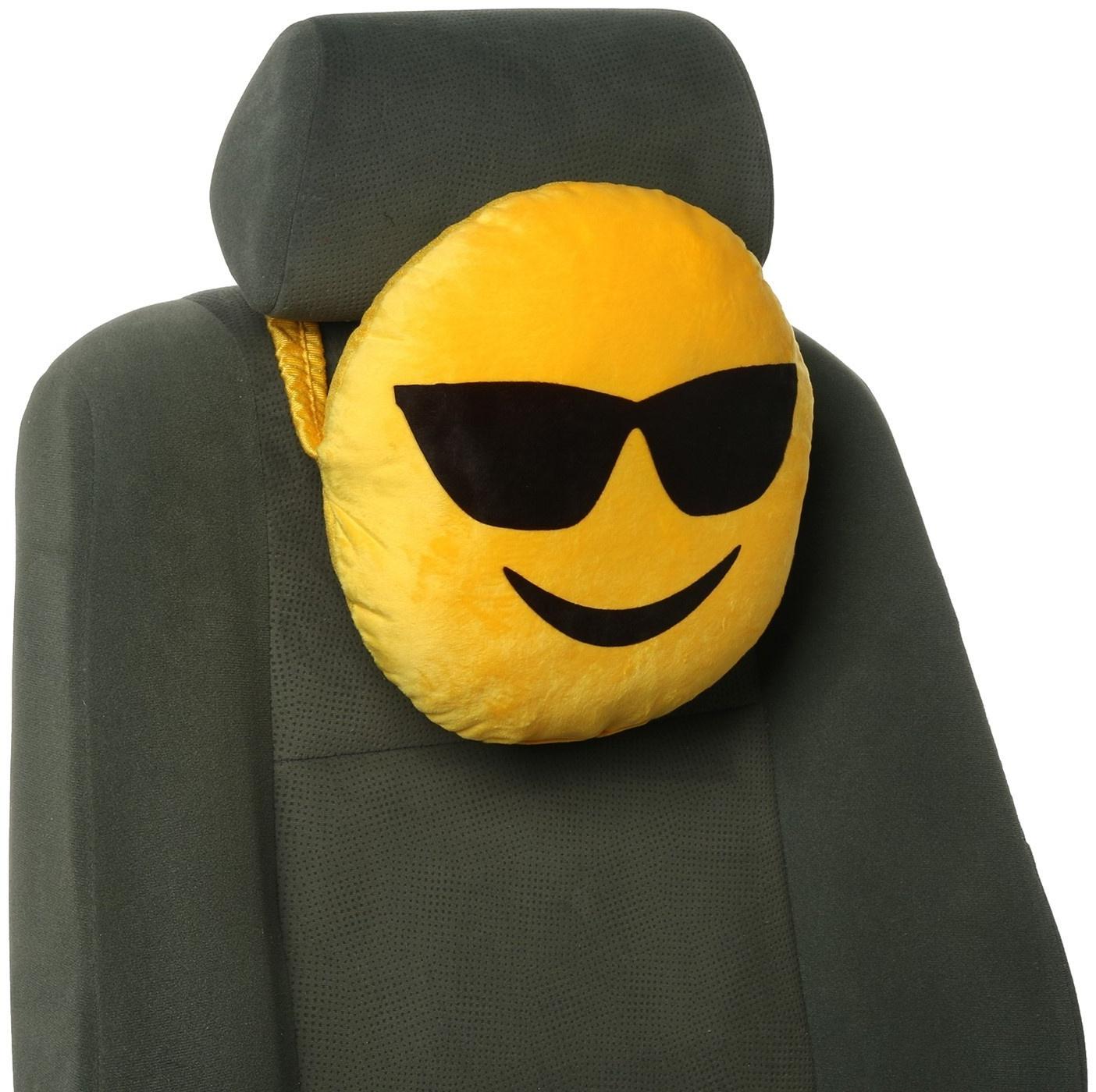 Подушка на подголовник МАТЕХ SMILE LINE, Крутой, 30 х 30 х 10 см, желтый