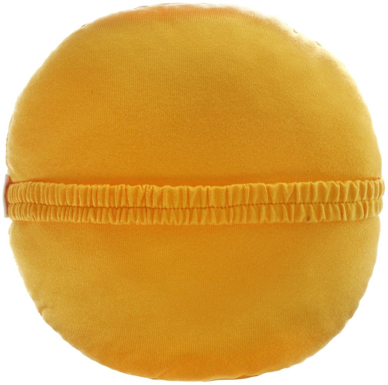 Подушка на подголовник МАТЕХ SMILE LINE, Подмигивание, 30 х 30 х 10 см, желтый