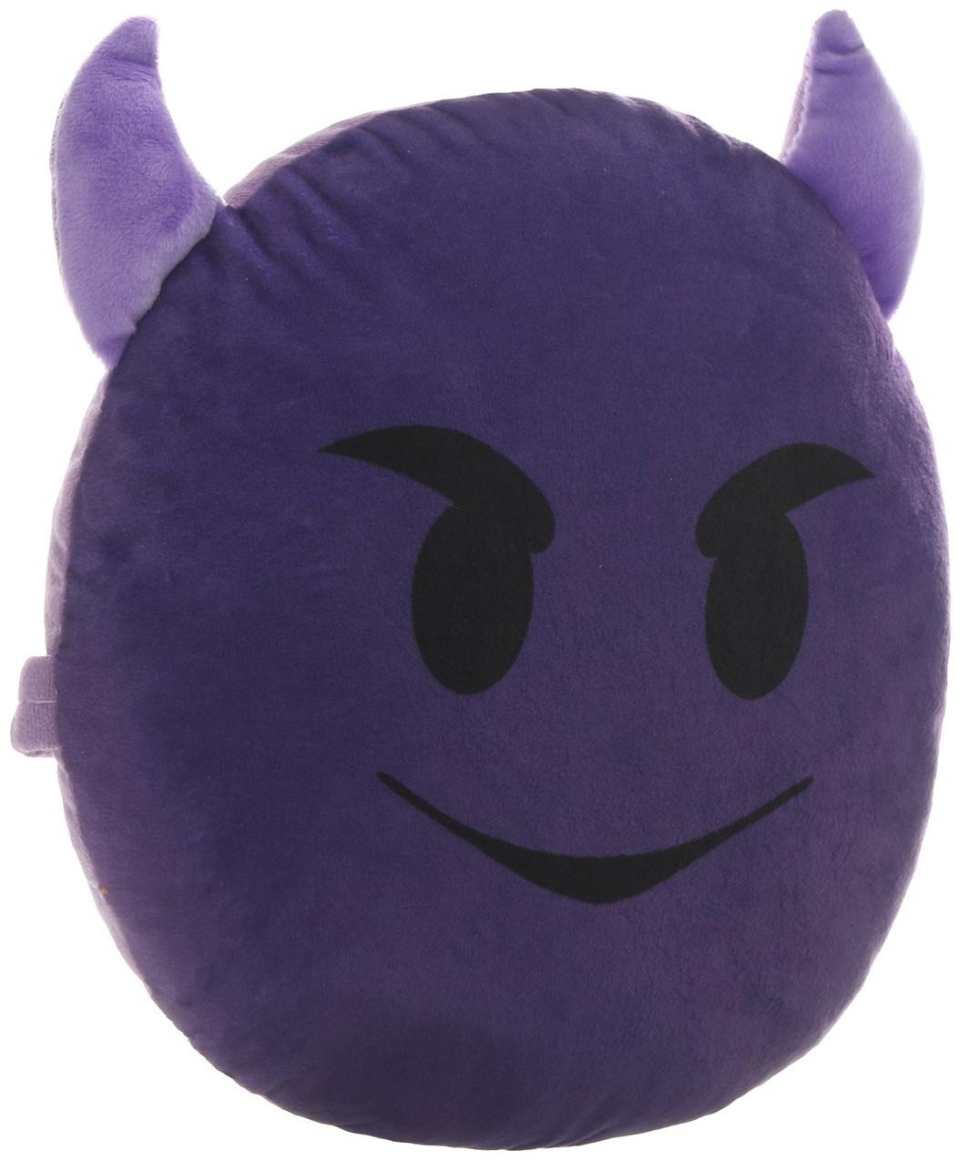 Подушка на подголовник МАТЕХ SMILE LINE, Чертёнок, 30 х 30 х 10 см, фиолетовый