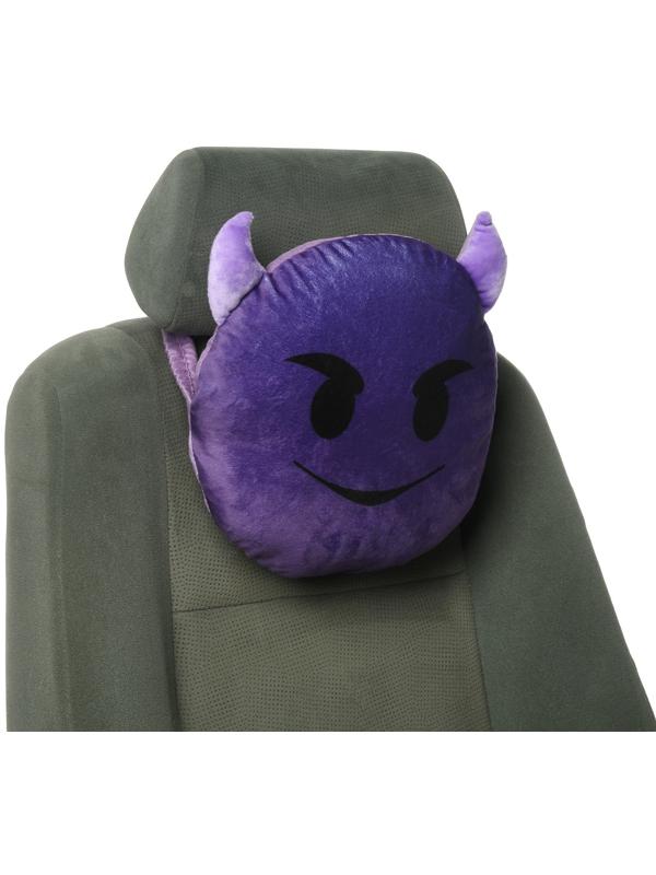 Подушка на подголовник МАТЕХ SMILE LINE, Чертёнок, 30 х 30 х 10 см, фиолетовый