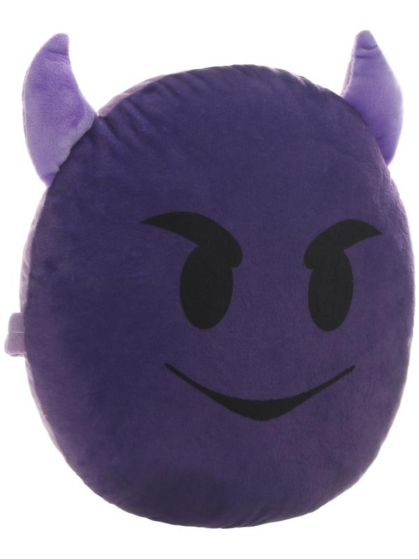 Подушка на подголовник МАТЕХ SMILE LINE, Чертёнок, 30 х 30 х 10 см, фиолетовый