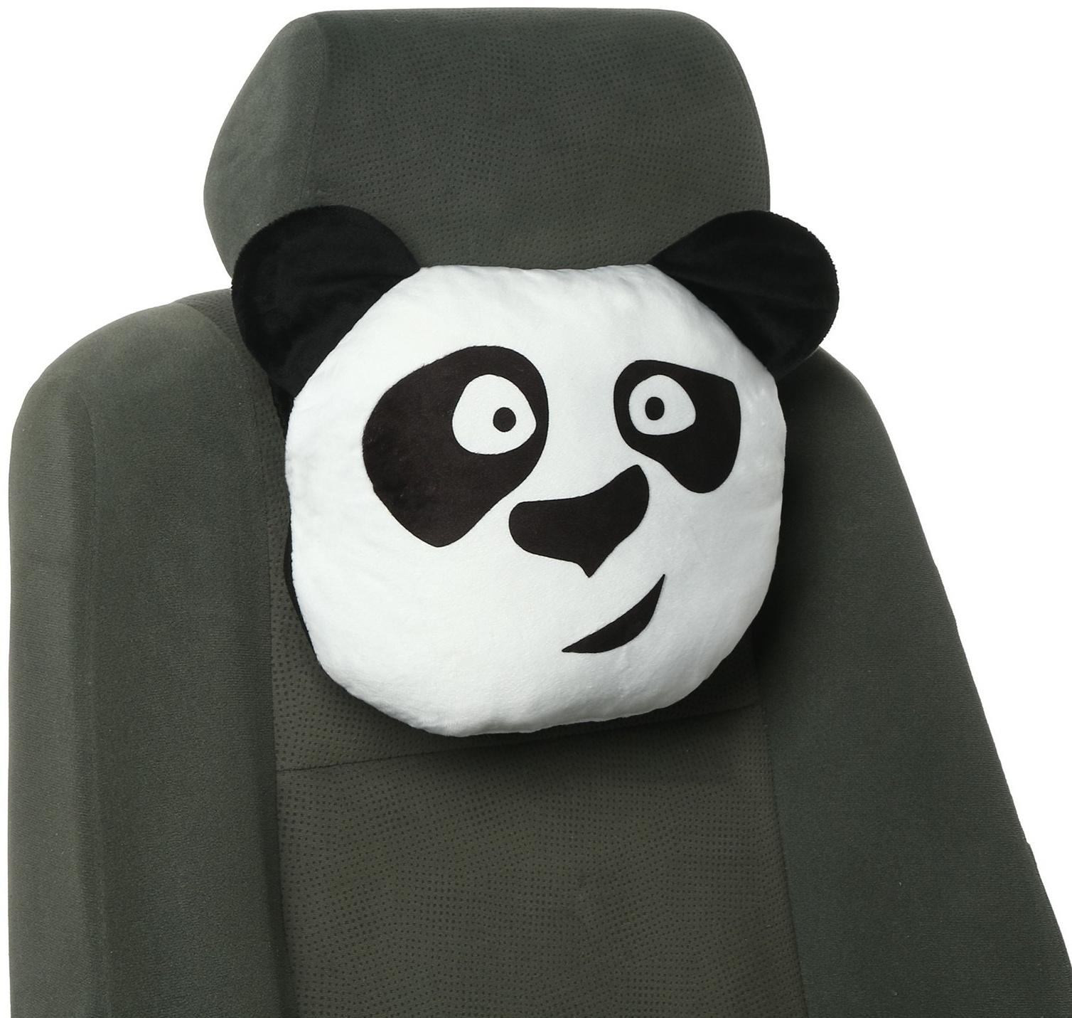 Подушка на подголовник МАТЕХ EMOJI LINE, PANDA, 34 х 27 х 10 см, белый