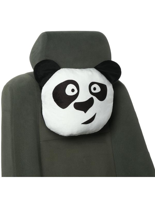 Подушка на подголовник МАТЕХ EMOJI LINE, PANDA, 34 х 27 х 10 см, белый