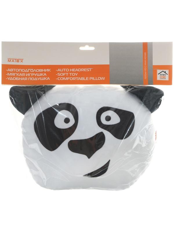 Подушка на подголовник МАТЕХ EMOJI LINE, PANDA, 34 х 27 х 10 см, белый
