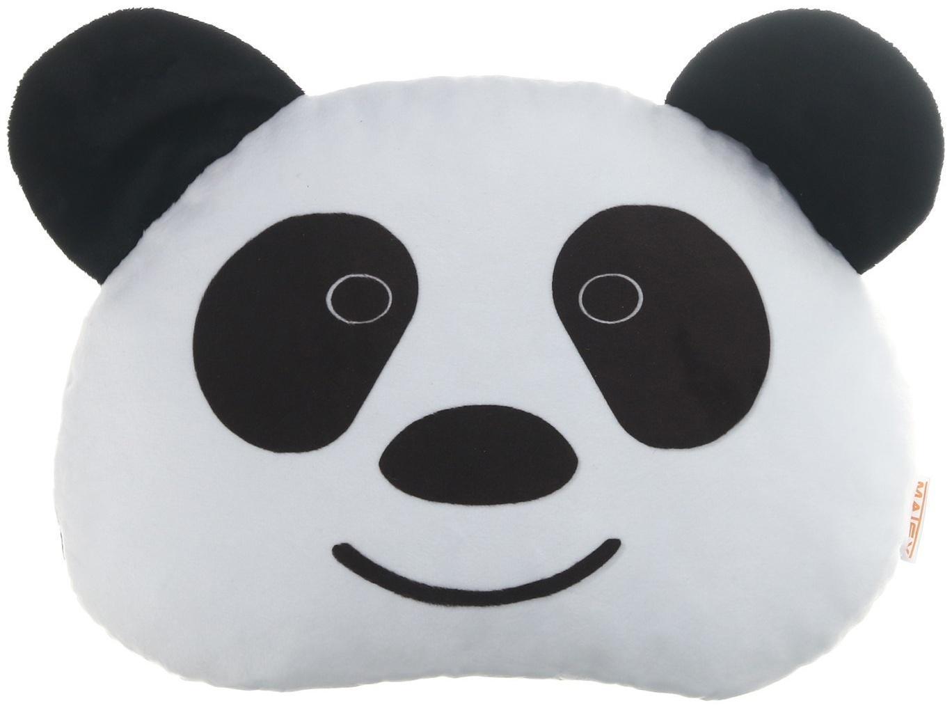 Подушка на подголовник МАТЕХ, PANDA, 34 х 27 х 10 см, белый