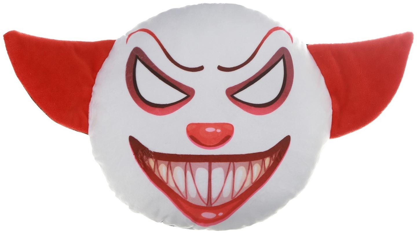 Подушка на подголовник МАТЕХ 18+ LINE, Пустые глаза, 30 х 30 х 10 см, красный