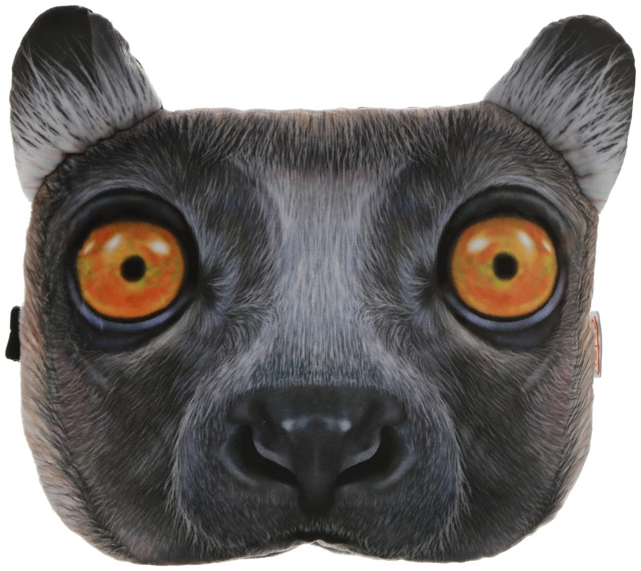 Подушка на подголовник МАТЕХ ANIMALS LINE, Лемур, 30 х 25 х 10 см, серый