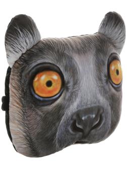 Подушка на подголовник МАТЕХ ANIMALS LINE, Лемур, 30 х 25 х 10 см, серый