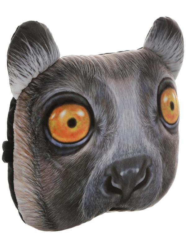 Подушка на подголовник МАТЕХ ANIMALS LINE, Лемур, 30 х 25 х 10 см, серый