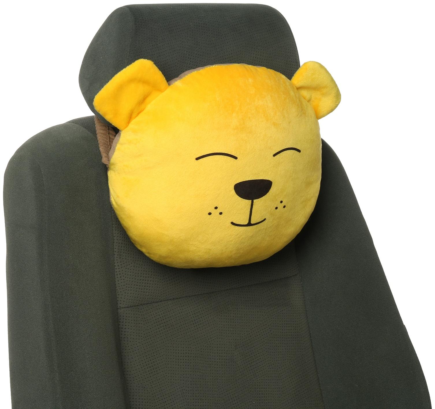 Подушка на подголовник МАТЕХ MIMIMISH LINE, 33 х 31 х 10 см, желтый