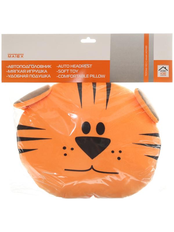 Подушка на подголовник МАТЕХ MIMIMISH LINE, 33 х 31 х 10 см, оранжевый