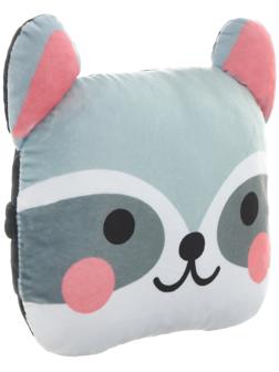 Подушка на подголовник МАТЕХ CUTIE LINE, 30 х 25 х 10 см, серый, белый