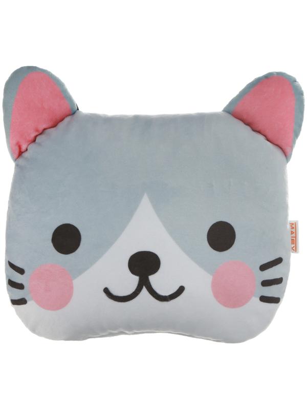 Подушка на подголовник МАТЕХ CUTIE LINE, 30 х 25 х 10 см, серый, розовый