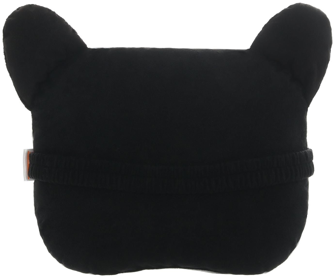 Подушка на подголовник МАТЕХ CUTIE LINE, 30 х 25 х 10 см, черный, белый