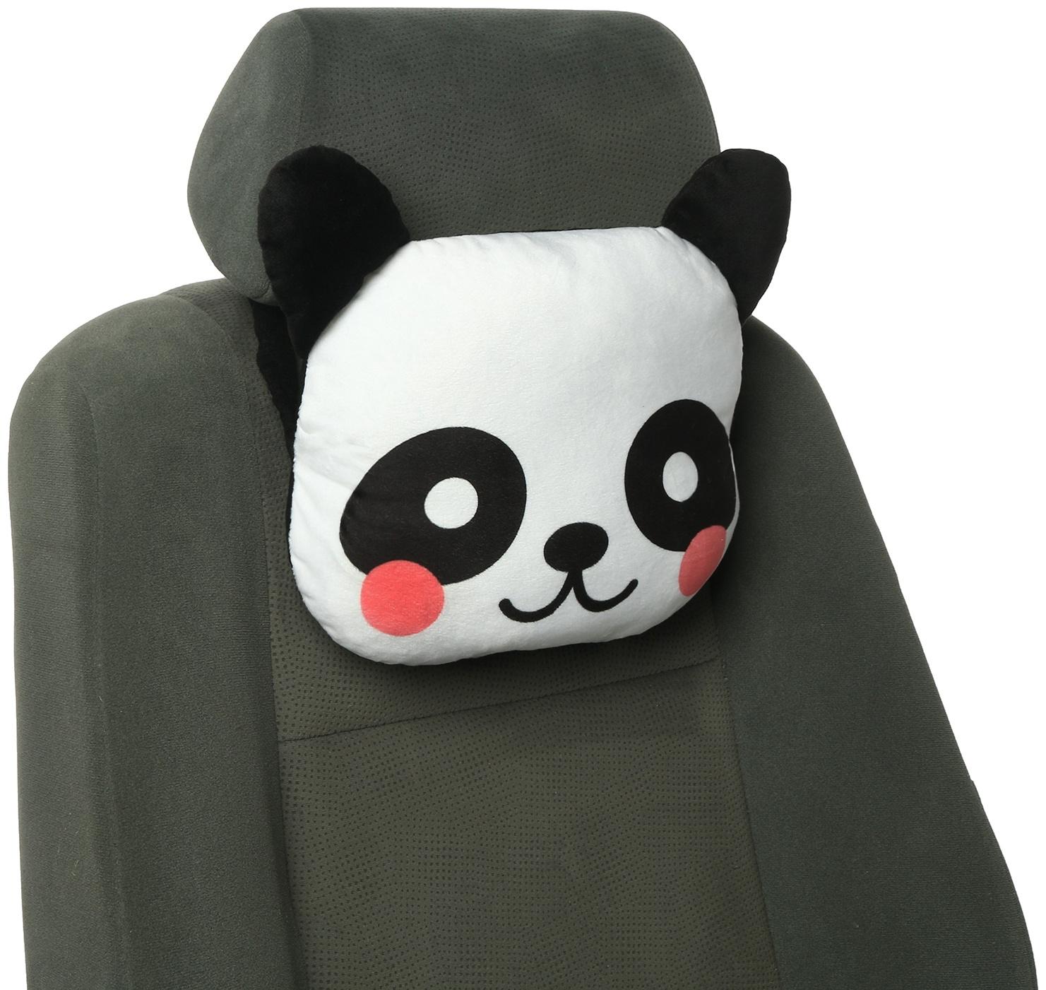 Подушка на подголовник МАТЕХ CUTIE LINE, 30 х 25 х 10 см, черный, белый