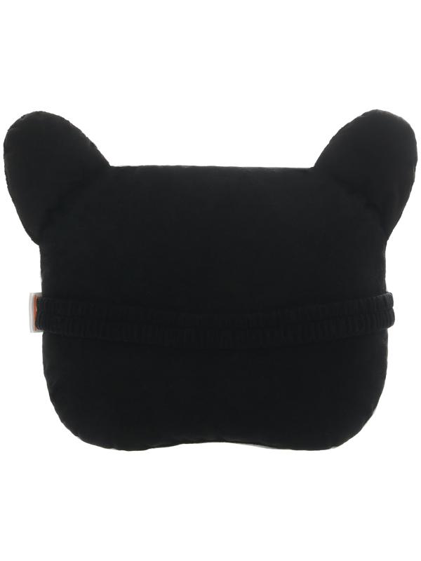 Подушка на подголовник МАТЕХ CUTIE LINE, 30 х 25 х 10 см, черный, белый