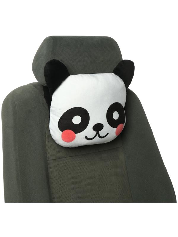 Подушка на подголовник МАТЕХ CUTIE LINE, 30 х 25 х 10 см, черный, белый