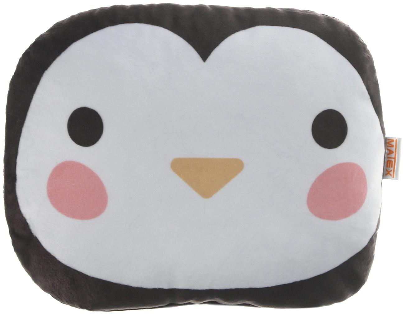 Подушка на подголовник МАТЕХ CUTIE LINE, 30 х 25 х 10 см, черный, розовый