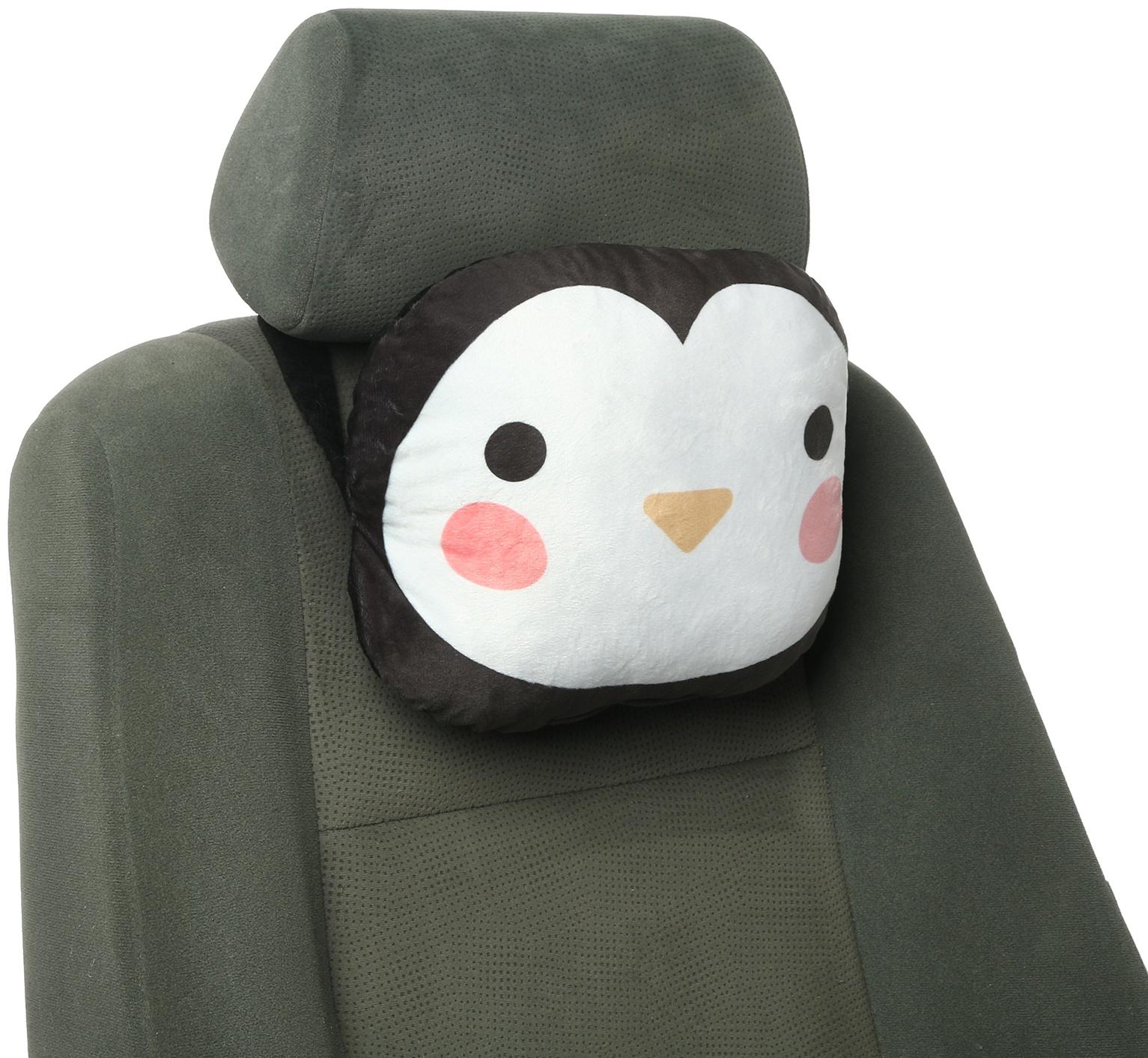 Подушка на подголовник МАТЕХ CUTIE LINE, 30 х 25 х 10 см, черный, розовый