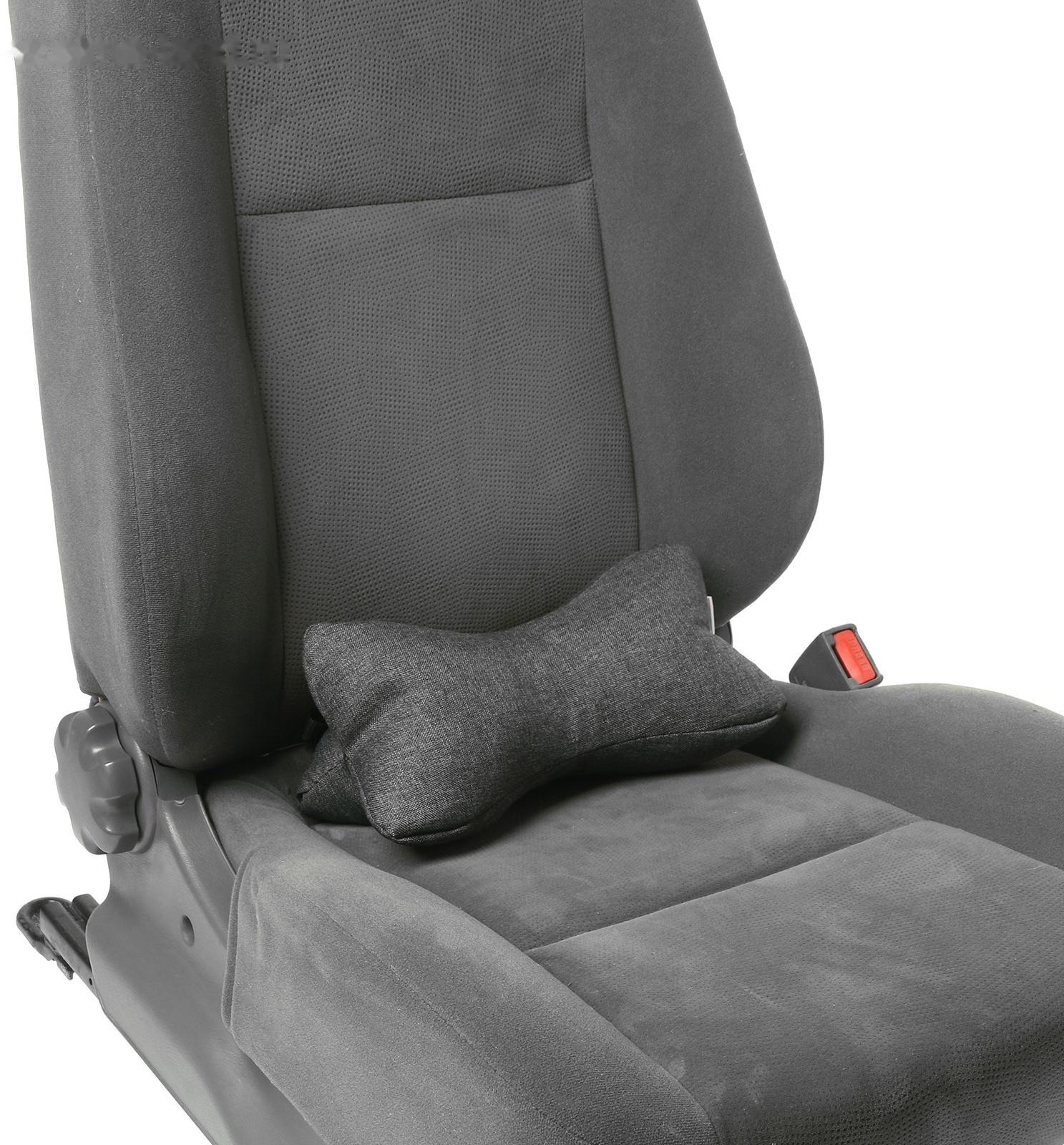 Подушка на подголовник МАТЕХ BIO 32 х 16 х 16 см, серый, лузга гречихи