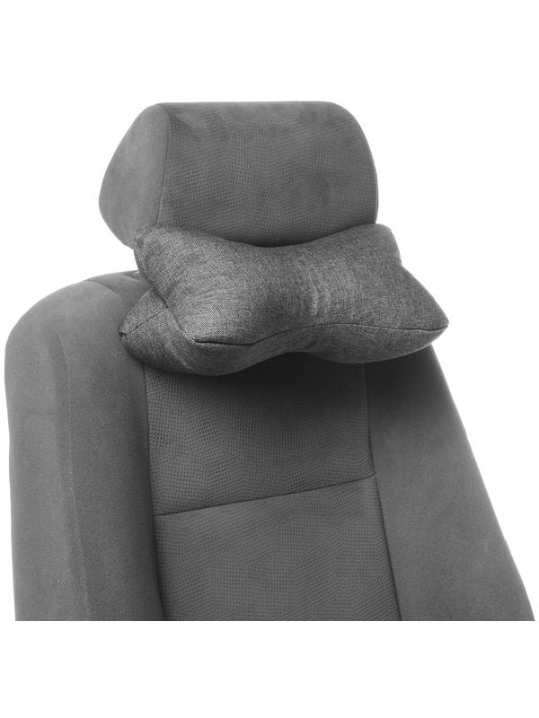 Подушка на подголовник МАТЕХ BIO 32 х 16 х 16 см, серый, лузга гречихи