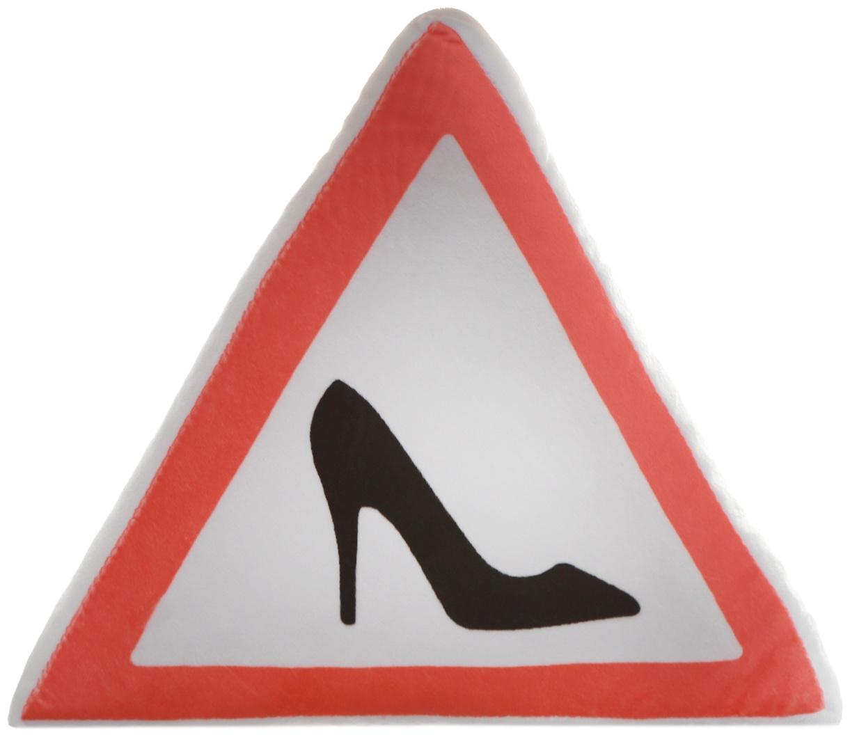 Подушка автомобильная МАТЕХ ATTENTION LINE, ТУФЕЛЬКА, 35 х 35 х 10 см, красный