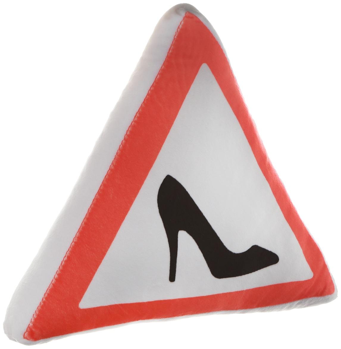 Подушка автомобильная МАТЕХ ATTENTION LINE, ТУФЕЛЬКА, 35 х 35 х 10 см, красный