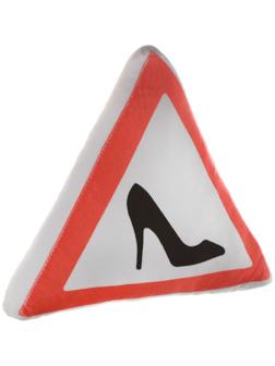 Подушка автомобильная МАТЕХ ATTENTION LINE, ТУФЕЛЬКА, 35 х 35 х 10 см, красный