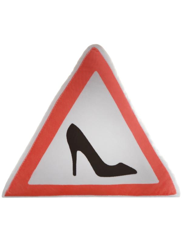 Подушка автомобильная МАТЕХ ATTENTION LINE, ТУФЕЛЬКА, 35 х 35 х 10 см, красный