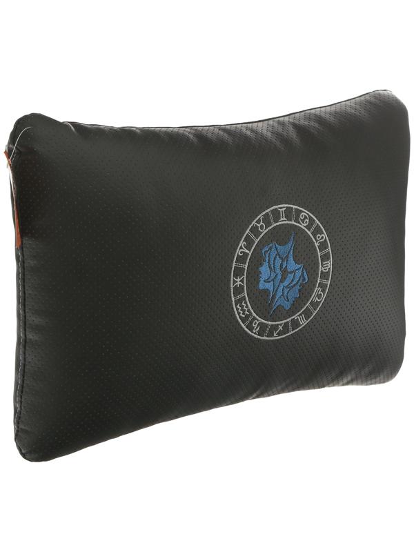 Подушка автомобильная МАТЕХ ЗНАКИ ЗОДИАКА LINE, БЛИЗНЕЦЫ, 45 х 28 х 12 см, черный