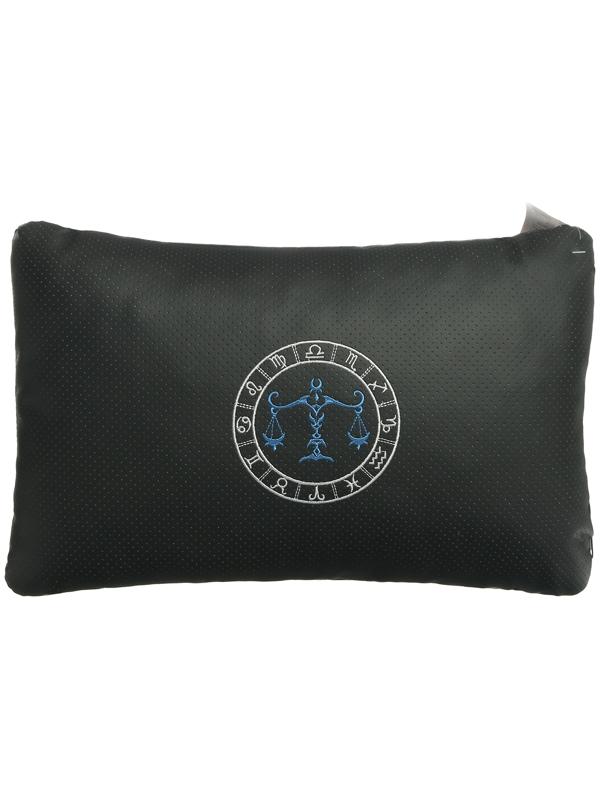 Подушка автомобильная МАТЕХ ЗНАКИ ЗОДИАКА LINE, ВЕСЫ, 45 х 28 х 12 см, черный