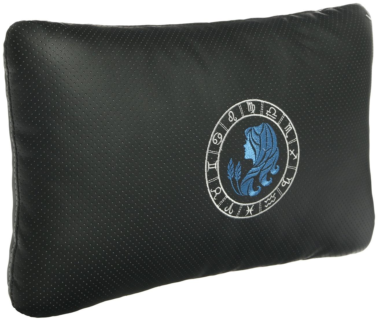 Подушка автомобильная МАТЕХ ЗНАКИ ЗОДИАКА LINE, ДЕВА, 45 х 28 х 12 см, черный
