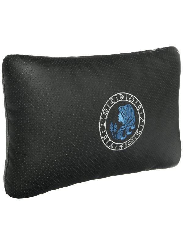 Подушка автомобильная МАТЕХ ЗНАКИ ЗОДИАКА LINE, ДЕВА, 45 х 28 х 12 см, черный