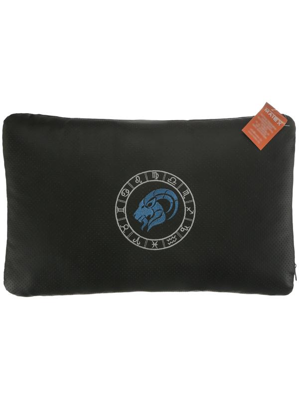 Подушка автомобильная МАТЕХ ЗНАКИ ЗОДИАКА LINE, КОЗЕРОГ, 45 х 28 х 12 см, черный