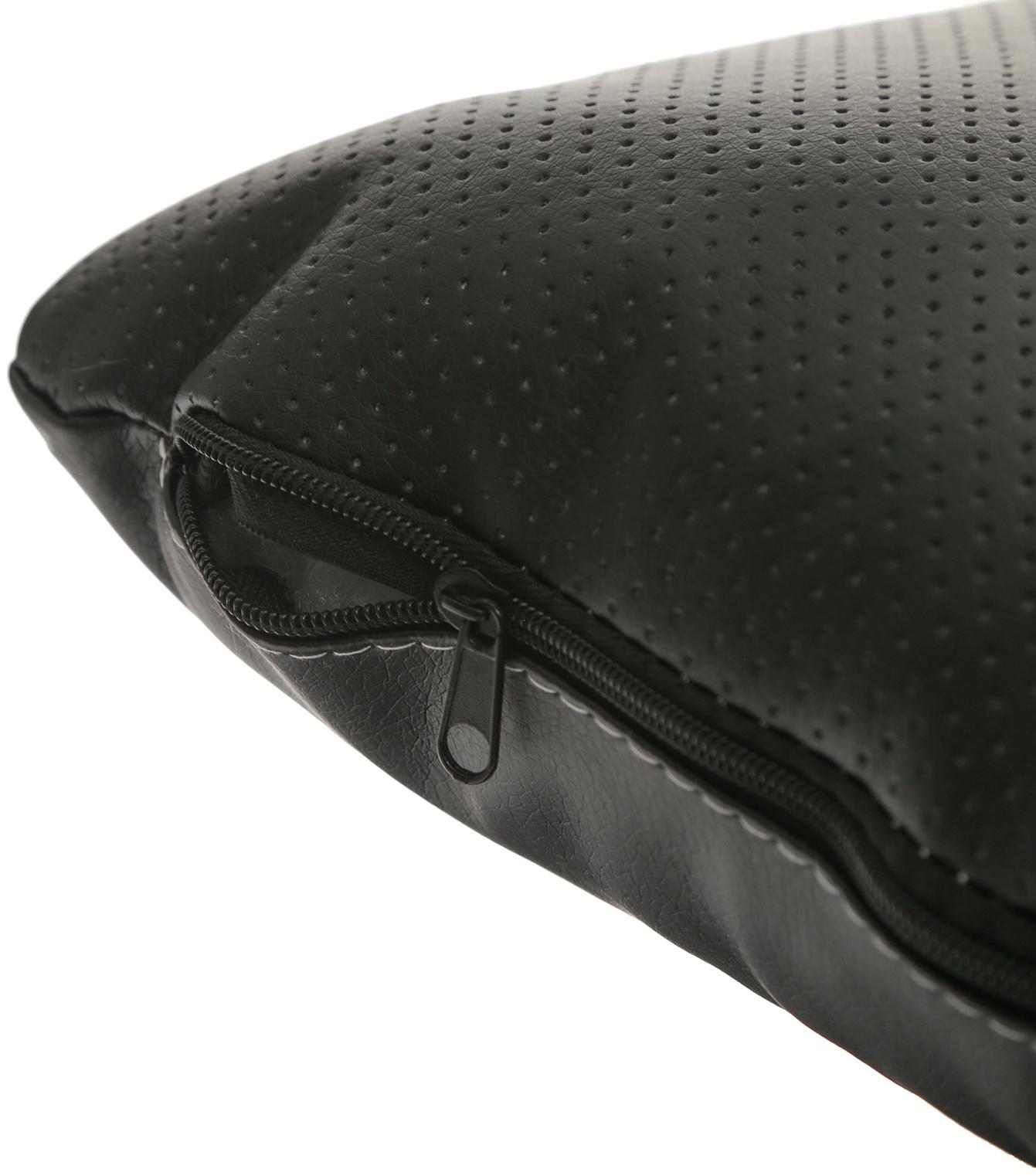 Подушка автомобильная МАТЕХ ЗНАКИ ЗОДИАКА LINE, ЛЕВ, 45 х 28 х 12 см, черный