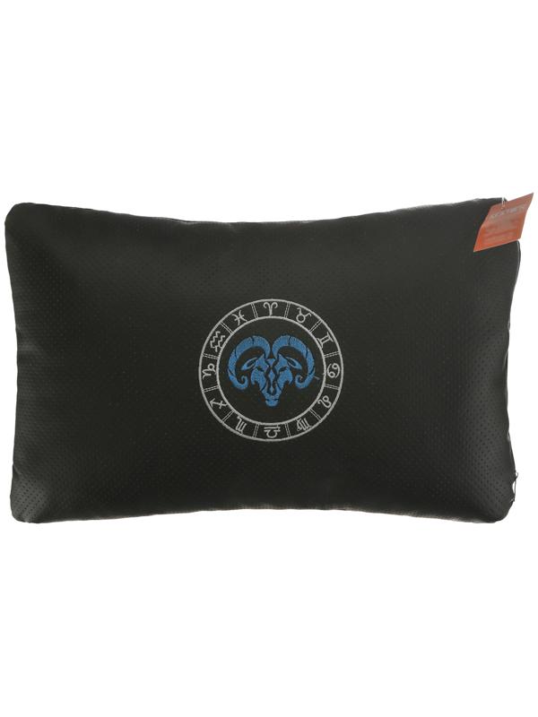 Подушка автомобильная МАТЕХ ЗНАКИ ЗОДИАКА LINE, ОВЕН, 45 х 28 х 12 см, черный