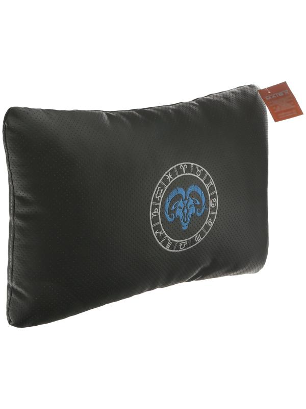 Подушка автомобильная МАТЕХ ЗНАКИ ЗОДИАКА LINE, ОВЕН, 45 х 28 х 12 см, черный