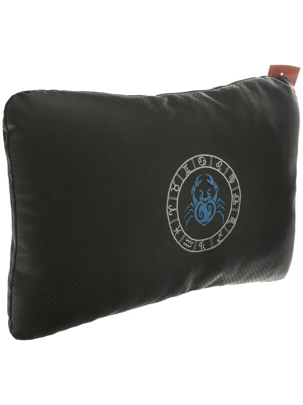 Подушка автомобильная МАТЕХ ЗНАКИ ЗОДИАКА LINE, РАК, 45 х 28 х 12 см, черный